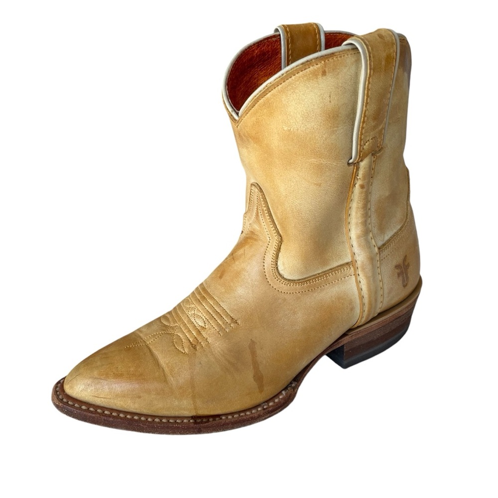 Frye Tan Heeled Boots